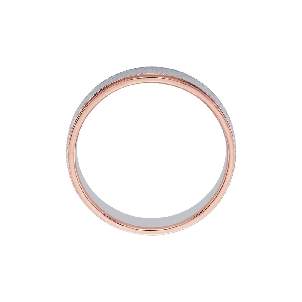 Sleek Dual Metal Men's Ring - Image 3 - GEMHUB