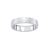 Lustrous Platinum Men's Band - Image 2 - GEMHUB