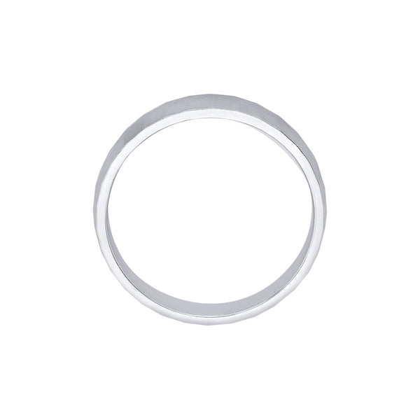 Lustrous Platinum Men's Band - Image 3 - GEMHUB