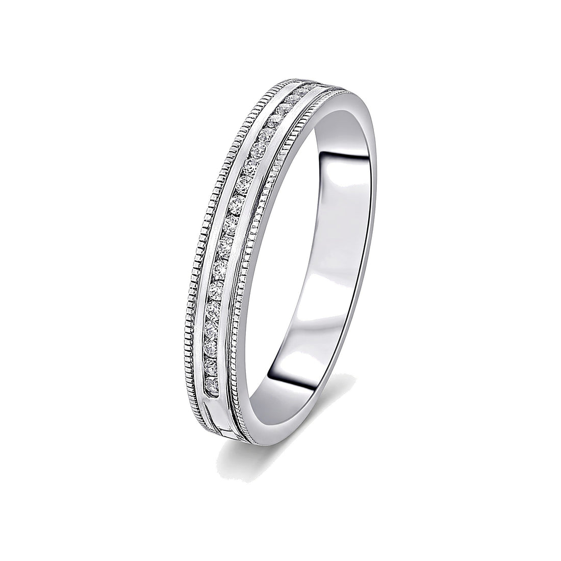 Simple Platinum Ring for Women - 950Pt Platinum - GEMHUB