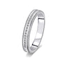 Simple Platinum Ring for Women in 950Pt Platinum
