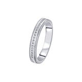 Simple Platinum Ring for Women - 950Pt Platinum - GEMHUB