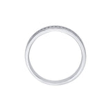 Simple Platinum Ring for Women - Image 3 - GEMHUB