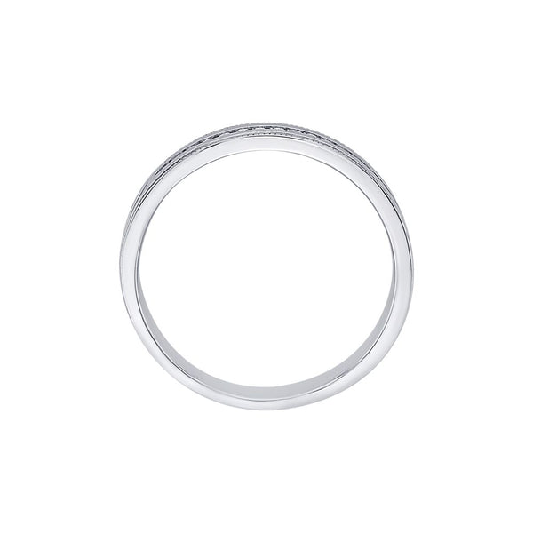 Simple Platinum Ring for Women - Image 3 - GEMHUB