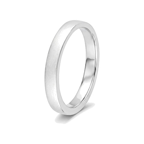 Subtle Platinum Men's Finger Band - 950Pt Platinum - GEMHUB