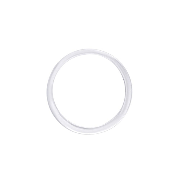 Subtle Platinum Men's Finger Band - Image 3 - GEMHUB