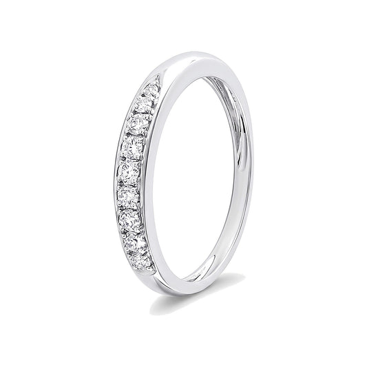 Stylish Diamond and Platinum Men's Finger Band - 950Pt Platinum - GEMHUB