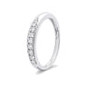 Stylish Diamond and Platinum Men's Finger Band in 950Pt Platinum