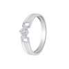 Designer Diamond and Platinum Finger Ring - 950Pt Platinum - GEMHUB