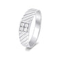 Classic Men's Diamond Platinum Finger Ring