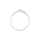 Glittering Diamond Rose Gold and Platinum Men's Finger Ring - Image 2 - GEMHUB