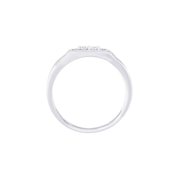 Luxurious Diamond Rose Gold and Platinum Men's Finger Band - Image 2 - GEMHUB