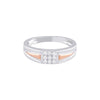 Elegant 2-toned Diamond Finger Ring For Men - Image 2 - GEMHUB