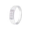 Regal Diamond and Platinum Men's Finger Band - 950Pt Platinum - GEMHUB