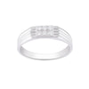 Regal Diamond and Platinum Men's Finger Band - Image 2 - GEMHUB