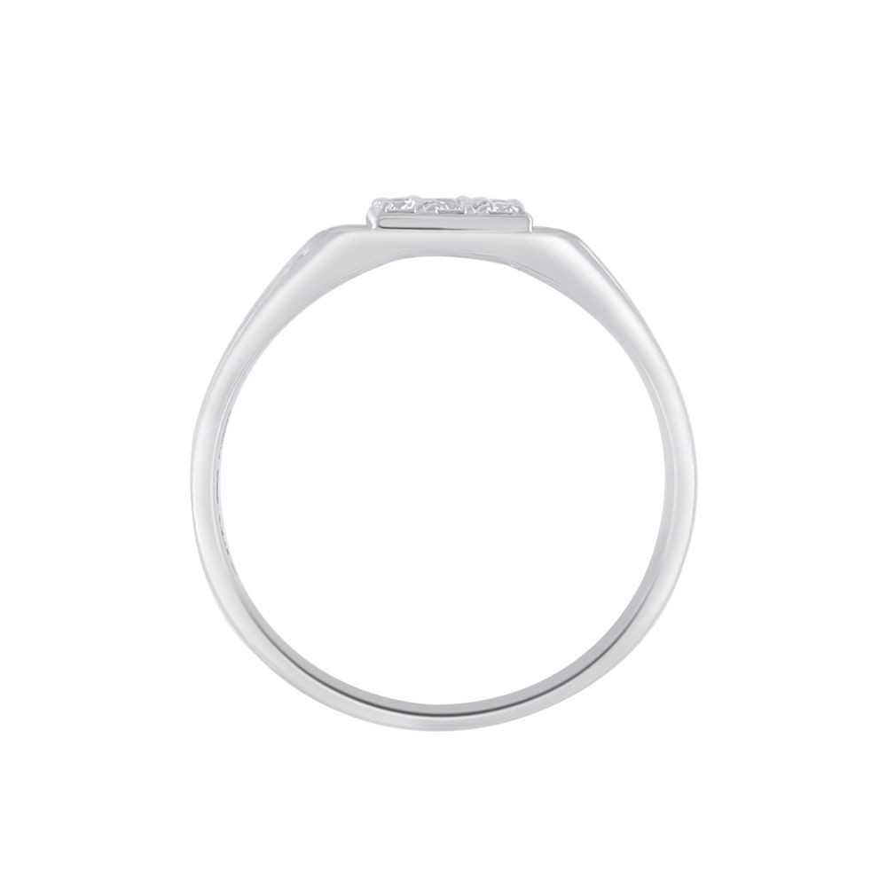 Regal Diamond and Platinum Men's Finger Band - Image 3 - GEMHUB