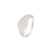 Cherished Platinum and Diamond Men's Finger Band - 950Pt Platinum - GEMHUB
