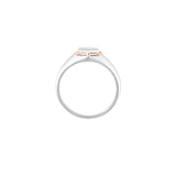 Cherished Platinum and Diamond Men's Finger Band - Image 3 - GEMHUB