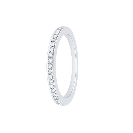 Contemporary Platinum Diamond Ring - 950Pt Platinum - GEMHUB