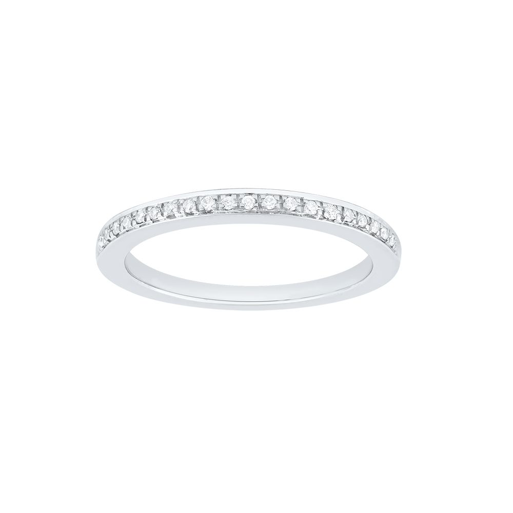 Contemporary Platinum Diamond Ring - Image 2 - GEMHUB