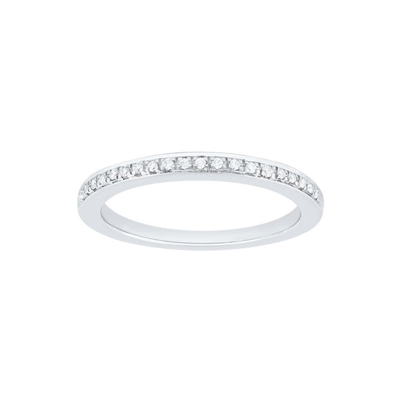 Contemporary Platinum Diamond Ring - Image 2 - GEMHUB
