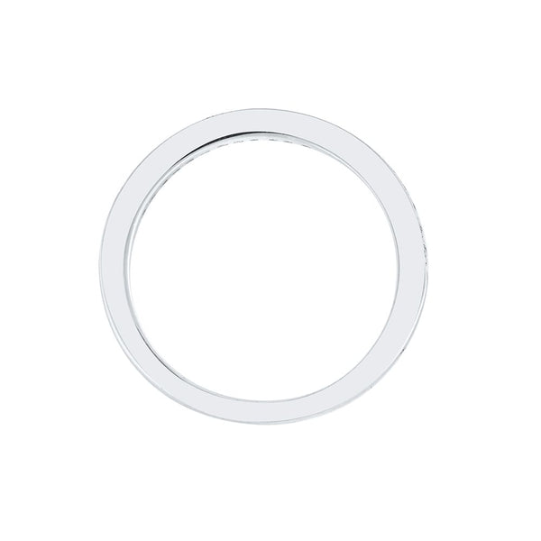 Contemporary Platinum Diamond Ring - Image 3 - GEMHUB