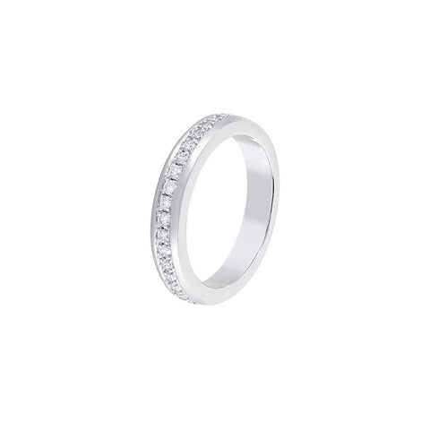 Eternity Design Diamond Finger Band - 950Pt Platinum - GEMHUB