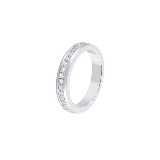 Eternity Design Diamond Finger Band - 950Pt Platinum - GEMHUB