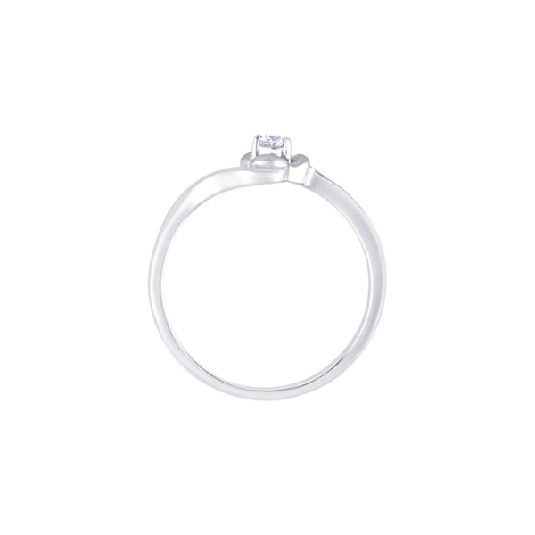 Gracious Platinum and Diamond Finger Ring - Image 3 - GEMHUB