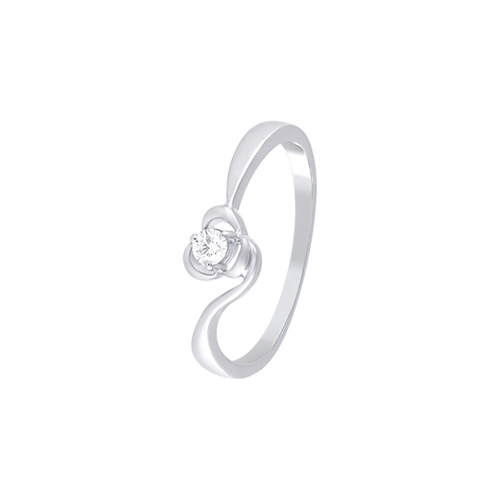 Gracious Platinum and Diamond Finger Ring - 950Pt Platinum - GEMHUB