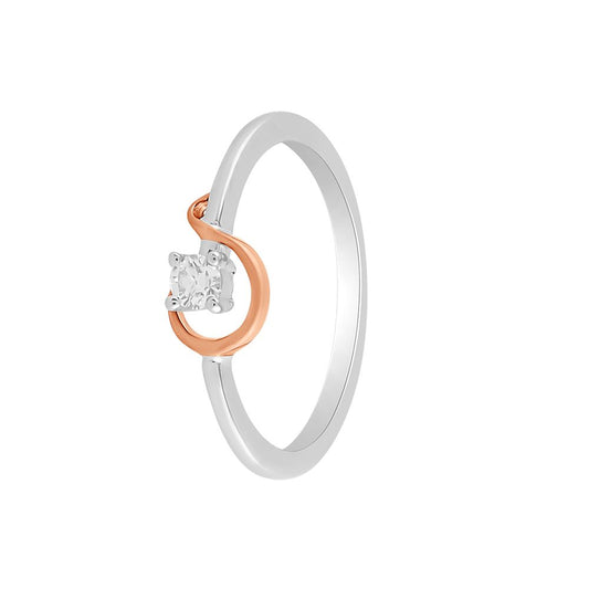 Brilliant Diamond and Platinum Finger Ring - 950Pt Platinum - GEMHUB
