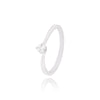 Keepsake Platinum and Diamond Finger Ring - 950Pt Platinum - GEMHUB
