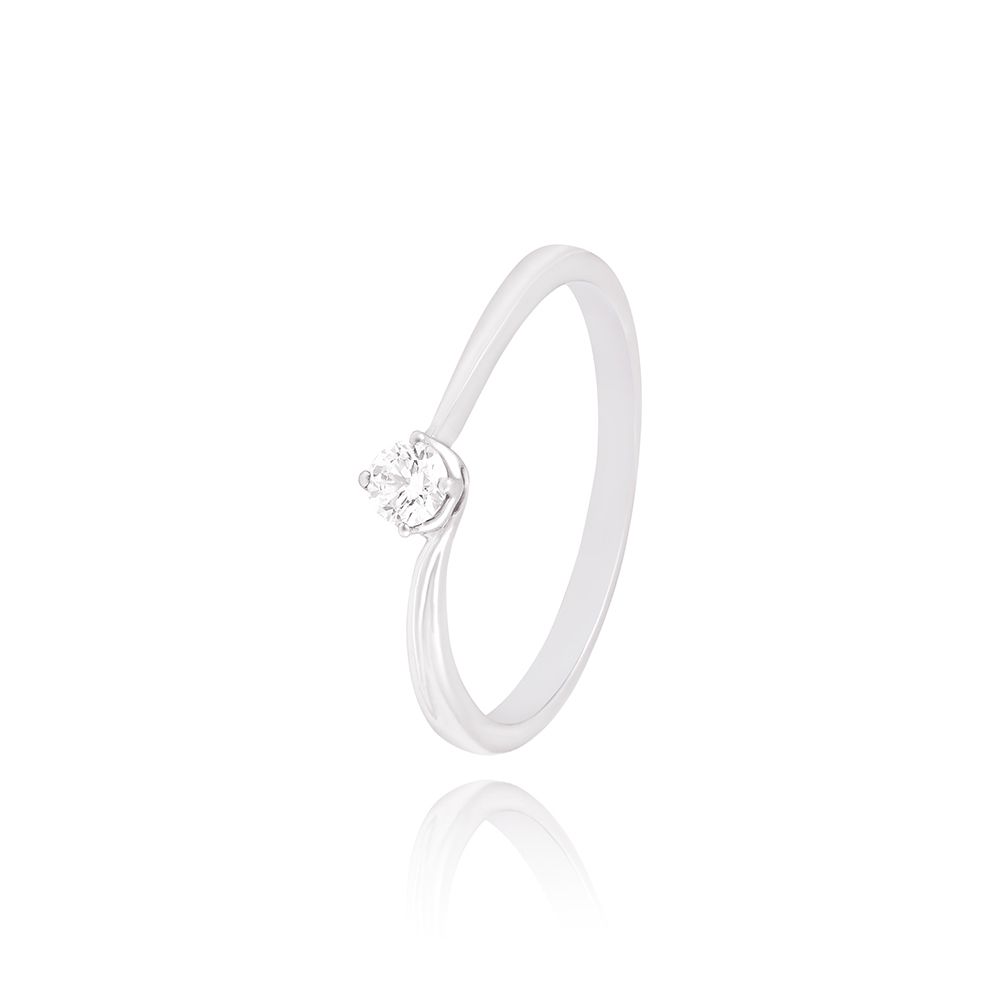Keepsake Platinum and Diamond Finger Ring - 950Pt Platinum - GEMHUB