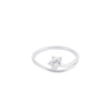 Contemporary Floral Diamond Finger Ring - Image 2 - GEMHUB