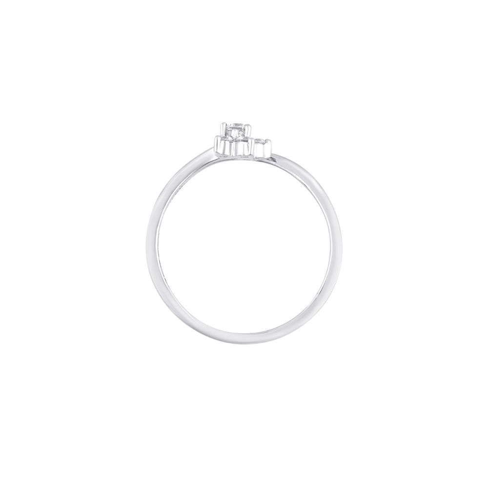Contemporary Floral Diamond Finger Ring - Image 3 - GEMHUB