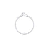 Contemporary Floral Diamond Finger Ring - Image 3 - GEMHUB