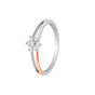 Diamond Embellished Platinum Cluster Finger Ring