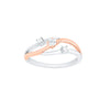 Swirl Design Diamond and Platinum Finger Ring - Image 2 - GEMHUB