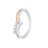 Reliable Diamond Studded Platinum Finger Ring - 950Pt Platinum - GEMHUB
