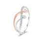 Chic Diamond and Platinum Finger Ring