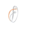 Chic Diamond and Platinum Finger Ring - 950Pt Platinum - GEMHUB