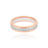 Lustrous Dual Metal Platinum Ring - Image 3 - GEMHUB