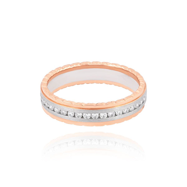 Lustrous Dual Metal Platinum Ring - Image 3 - GEMHUB