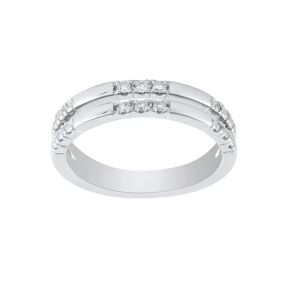 Classic Diamond Platinum Ring - Image 2 - GEMHUB