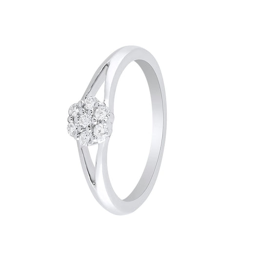 Stunning Diamond Platinum Ring - 950Pt Platinum - GEMHUB