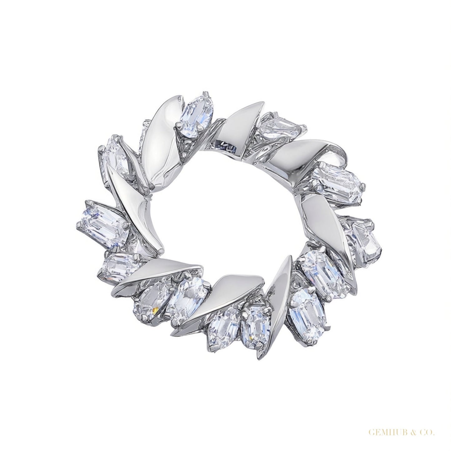 Mahi Signature Platinum Ring For Men – white background main image