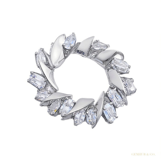Mahi Signature Platinum Ring For Men – white background main image