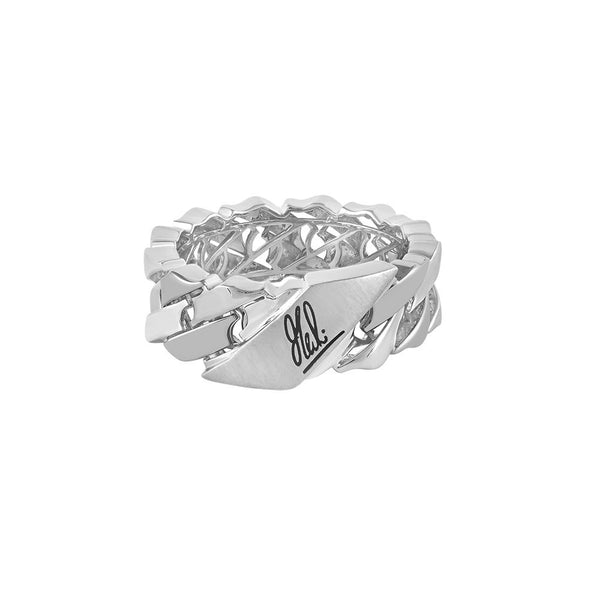 Mahi Signature Platinum Ring For Men - Image 2 - GEMHUB