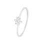 Eternal Brilliance Platinum Floral Cluster Ring