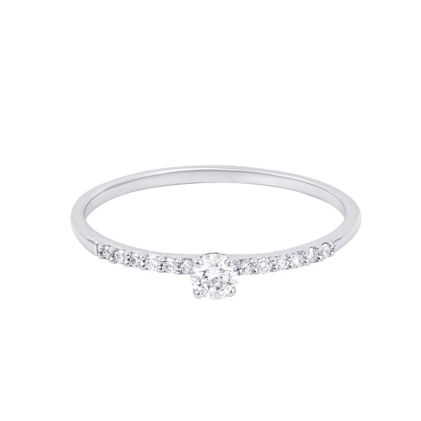 Pure Elegance Platinum Diamond Ring - Image 3 - GEMHUB